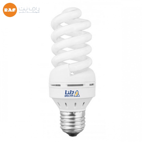 قیمت + خرید آنلاین فوری لامپ کم مصرف 25 وات دلتا مدل تمام پیچ پایه E27