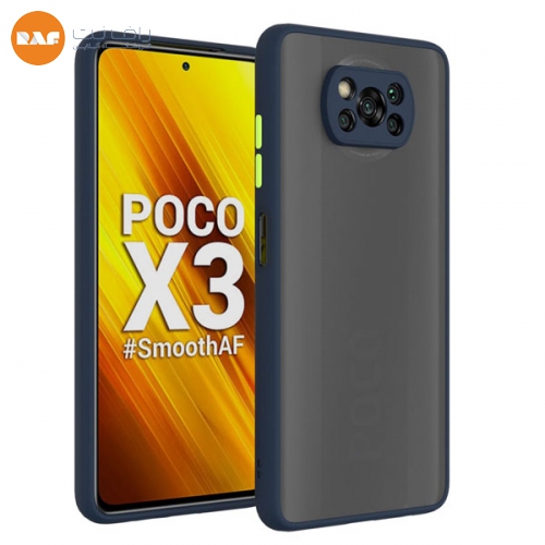 کاور و قاب گوشی مناسب برای XIAOMI POCO X3 NFC مدل پشت مات محافظ لنزدار