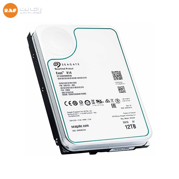 هارد اینترنال 12 ترابایت سیگیت مدل Exos X14 ST12000NM0538