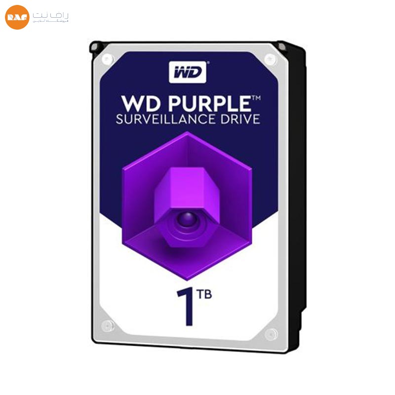 هارددیسک اینترنال ظرفیت 1 ترابایت وسترن دیجیتال مدل Purple WD10PURX