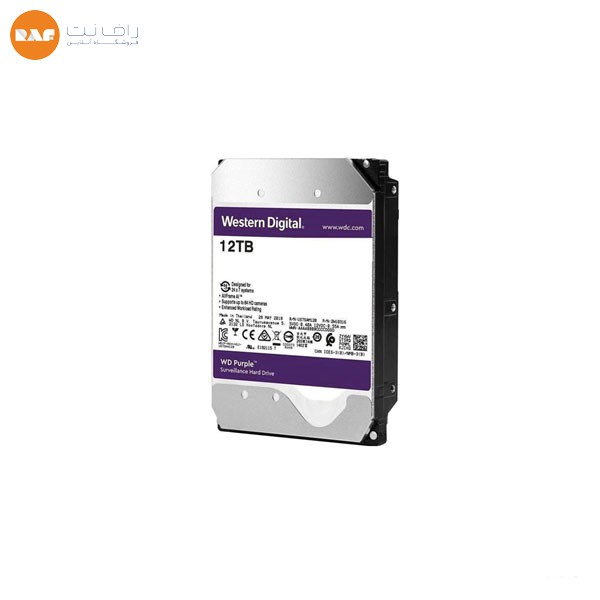 هارددیسک اینترنال وسترن دیجیتال مدل :Purple WD121PURX ظرفیت 12 ترابایت