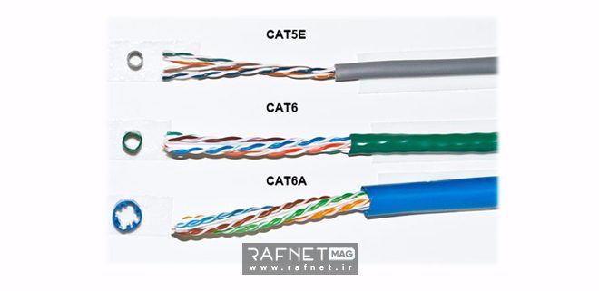 کابل شبکه cat5 و cat6 چه فرقی با هم دارند ؟