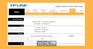 آموزش تصویری و کامل تنظیمات مودم tp link