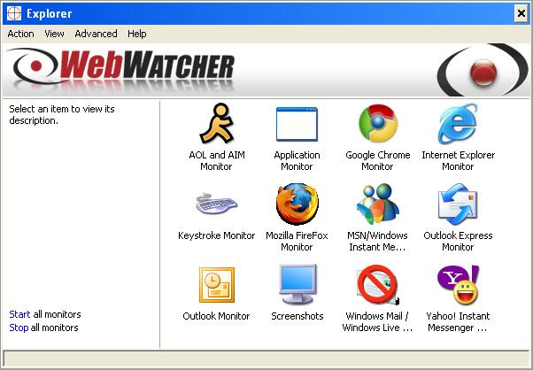 برنامه WebWatcher یرای کاهش سرعت اینترنت مهمان