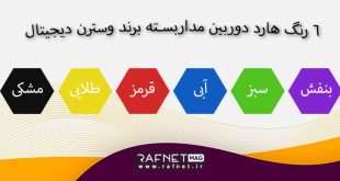 رنگ هارد دوربین مداربسته