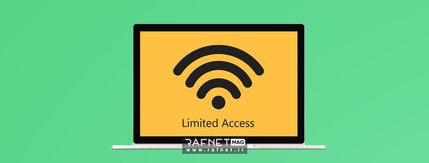 حل مشکل Limited access (limited شدن وای فای) وایرلس ویندوز ۱۰، ۸ و ۷