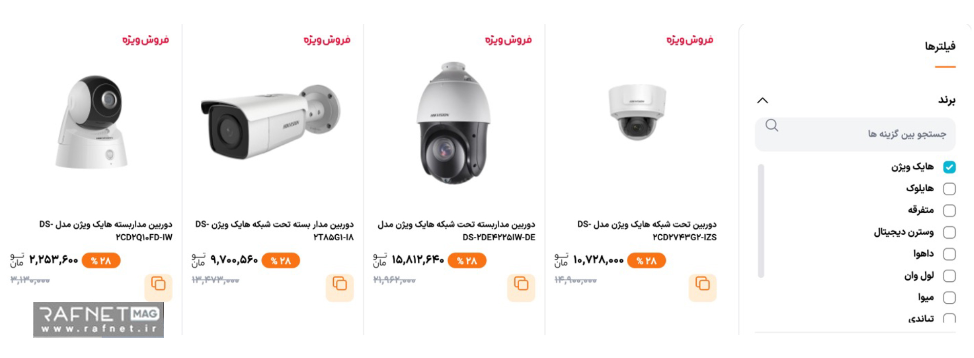 دوربین مداربسته هایک ویژن